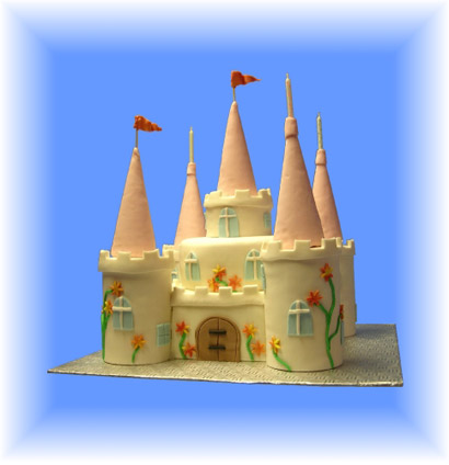 1.G�teau 3D ch�teau de pricesse