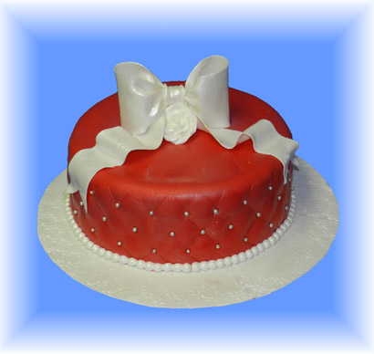 3.G�teau de f�te Rouge et Blanc