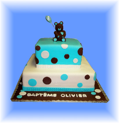 3.G�teau de b�pteme Olivier