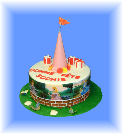 14.gateau les 6 princesse