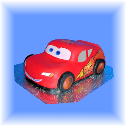 5.G�teau 3d Flash Mcqueen 2